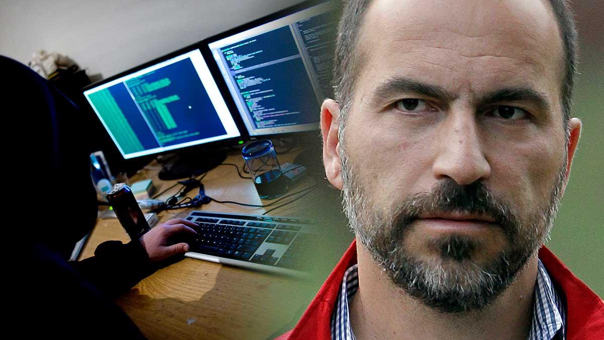 På bild: Dara Khosrowshahi (höger)