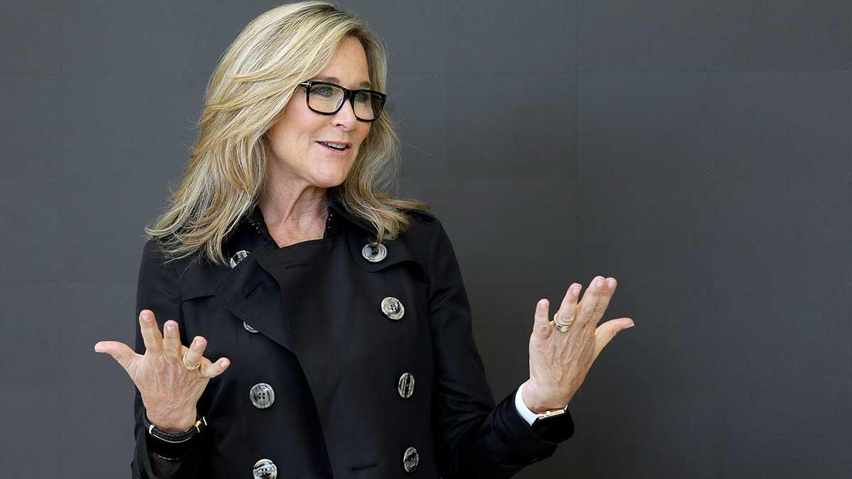 Angela Ahrendts lämnar i april sin tjänst som detaljhandelschef på Apple. (Foto: TT)