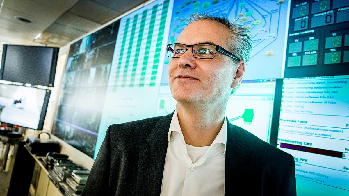 Vd för Nya Tele2 blir Anders Nilsson (bilden) som i dag är vd för Com Hem. Det innebär samtidigt att Tele2s nuvarande vd Allison Kirkby lämnar. (Foto: TT / Montage)