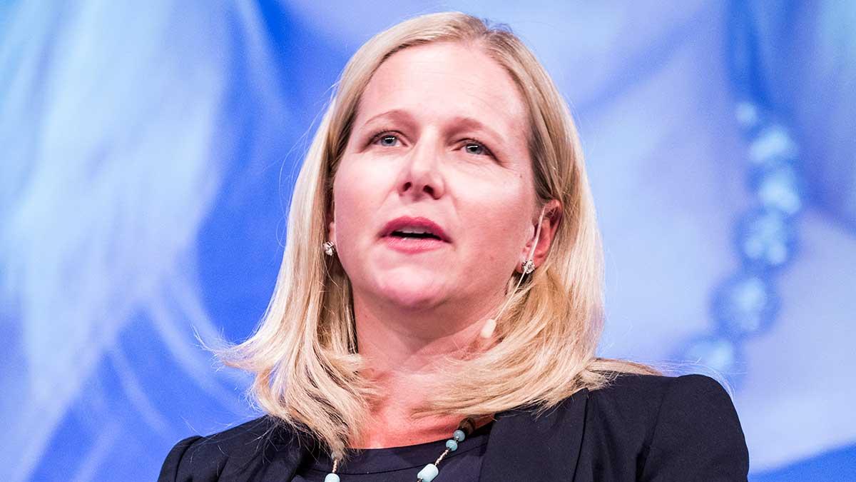 Cristina Stenbeck blir hedersdoktor vid Ekonomihögskolan vid Lunds universitet. (Foto: TT)