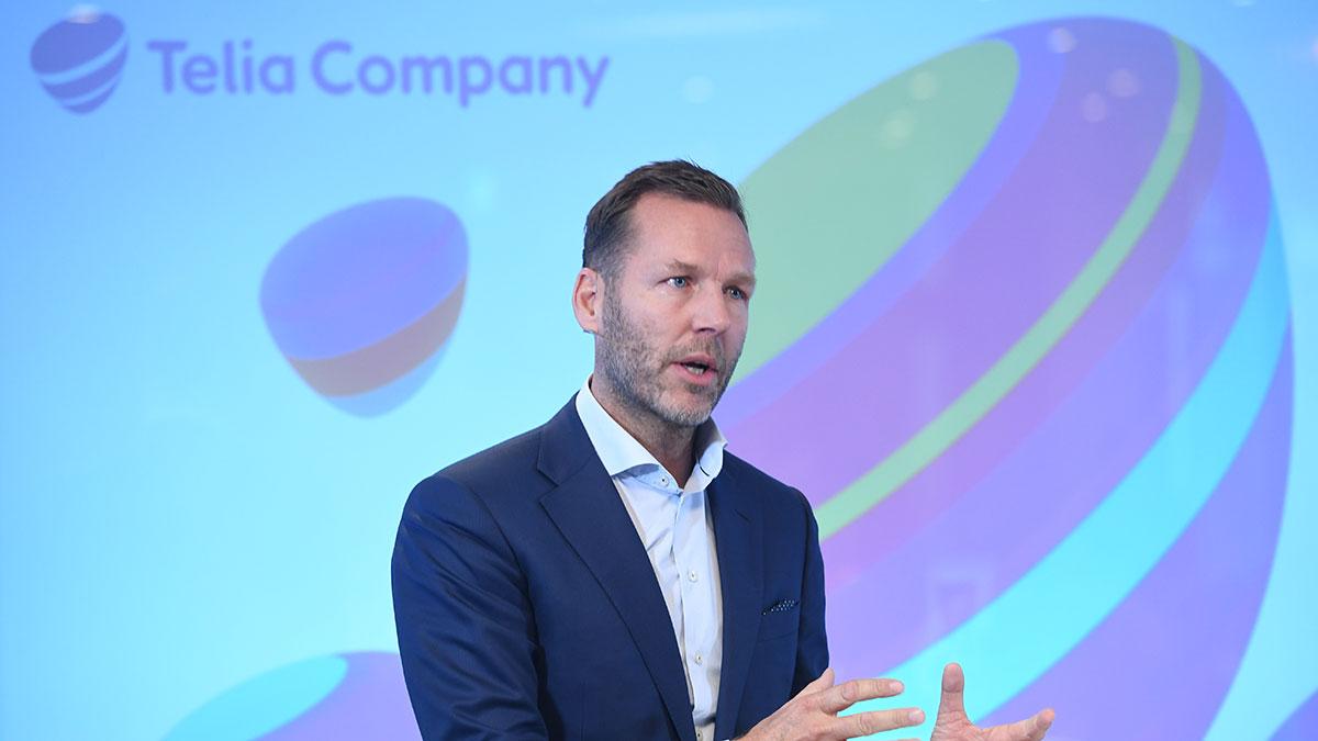 Telias vd och koncernchef Johan Dennelind. (Foto: TT)