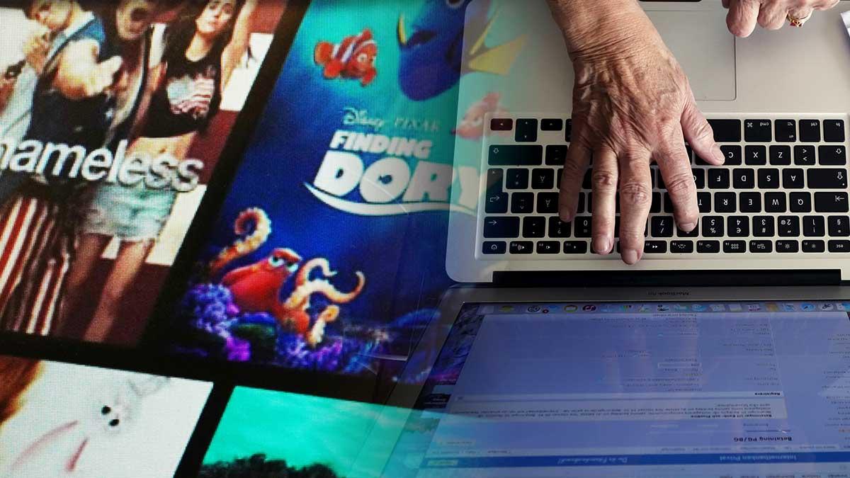 Svenskar som påstås ha fildelat filmer krävs på 4.500 kronor med hot om att dras inför rätta. (Foto: TT / Montage)