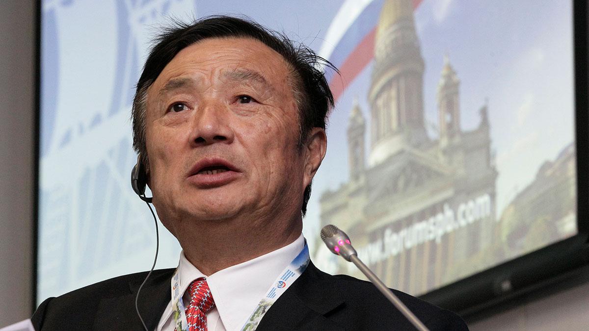 Huaweis grundare Ren Zhengfei uppges åka på det hårdaste