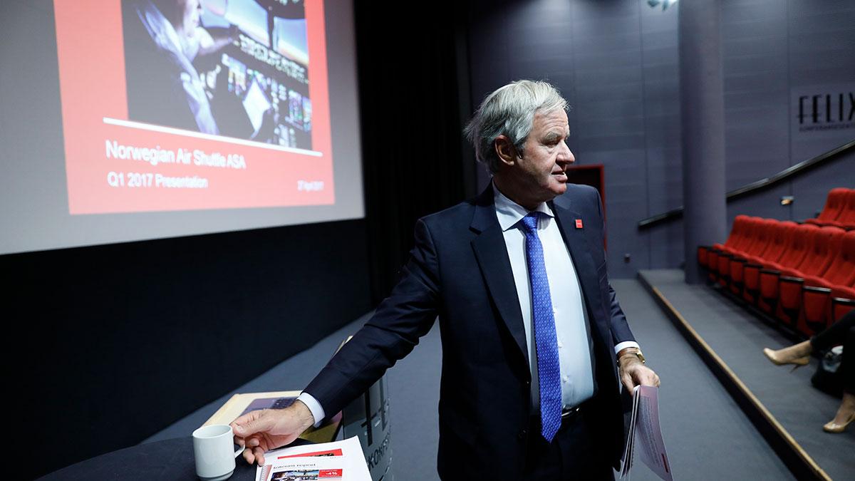 Norwegians koncernchef Bjørn Kjos. (Foto: TT)