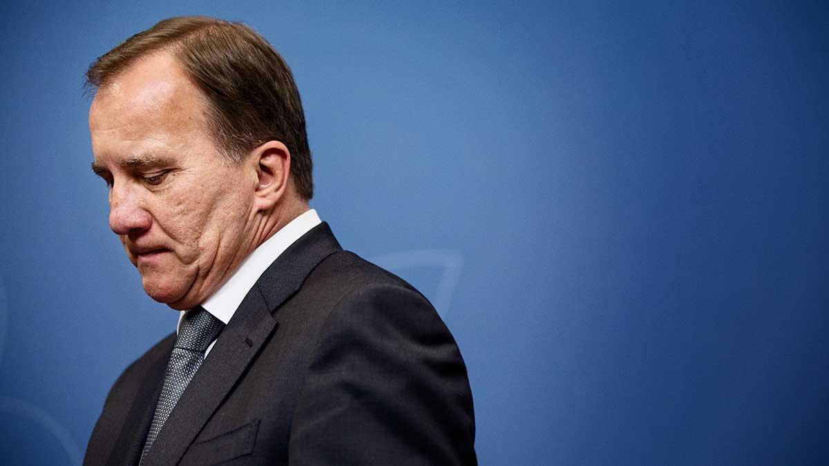 Stefan Löfven (S) har fortsatt förtroende för Dan Eliasson som rikspolischef. (Foto: TT)