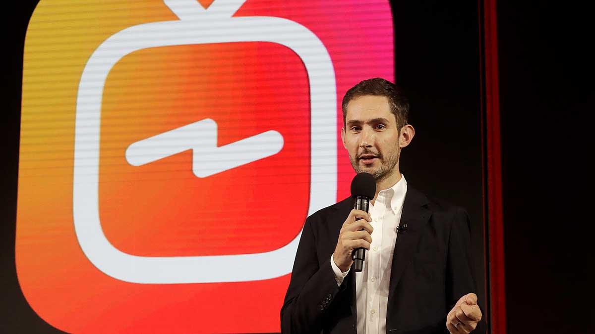 Instagram-grundarna Kevin Systrom (bilden) och Mike Krieger har sagt upp sig och kommer att lämna företaget under de kommande veckorna. (Foto: TT)