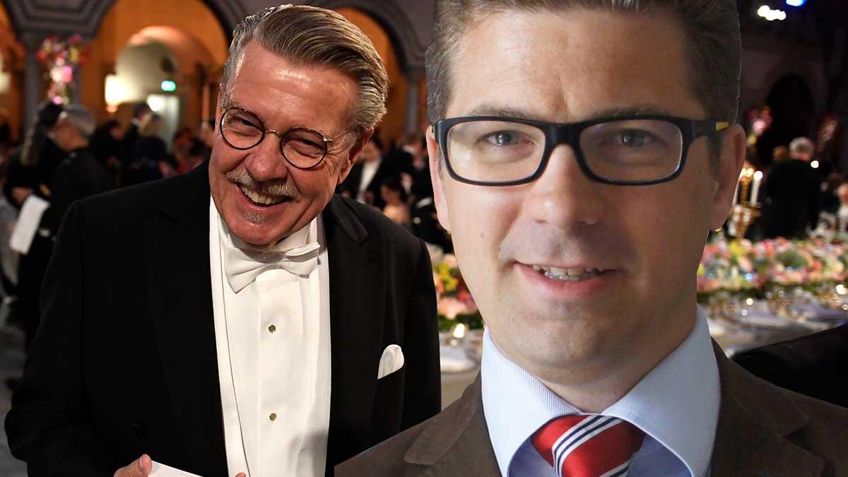 WIEHE PÅ BORGARMIDDAG. Dagens PS krönikör Johan Berntorp (höger) parafraserar Mikael Wiehes (vänster) gamla låttext Valet och ifrågasätter vad han kallar "ett av de mest urspårade besluten på mycket länge". (Foto: TT)