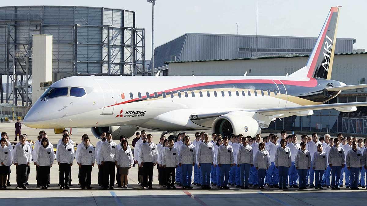 Mitsubishi Aircraft i USA anklagas för att ha stulit affärshemligheter. (Foto: TT)