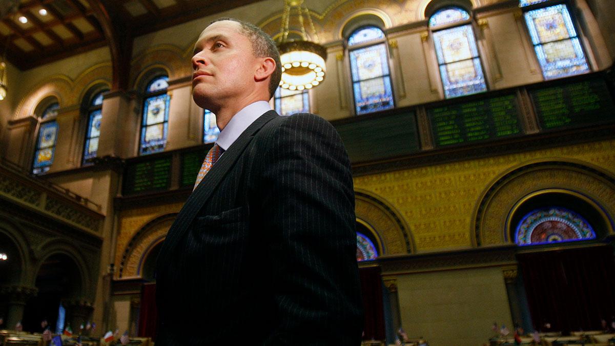 Harold Ford Jr (bilden) får sparken från Morgan Stanley för "olämpligt beteende". (Foto: TT)