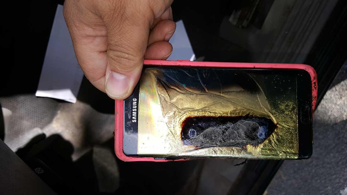 Samsungs brinnande mobilfiasko utgör ett miljöhot