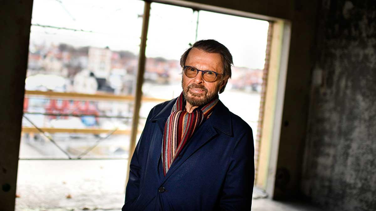 Björn Ulvaeus klipper till igen i Slottsholmen i Västervik. (Foto: TT)