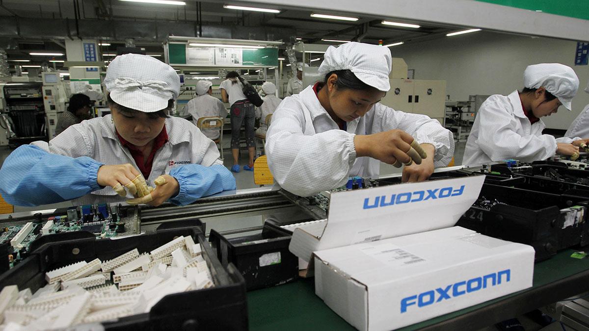 Foxconn slår nu tillbaka mot Microsoft. (Foto: TT)