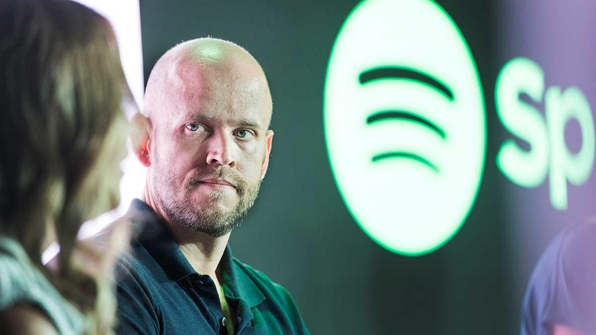 Spotifys vd Daniel Ek. (Foto: TT)