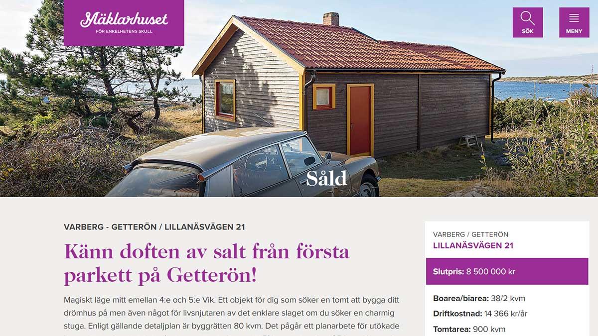 Den lilla stugan vid havet gick för rekordpriset 8