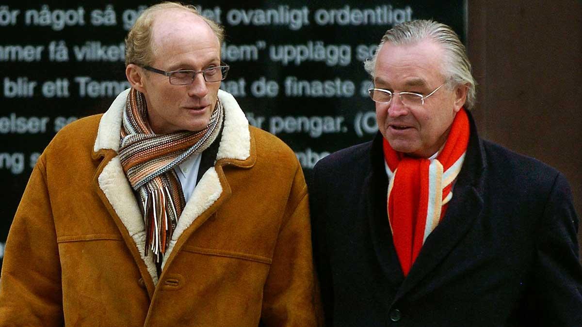 Det var då. Mats Qviberg och Sven Hagströmer var radarparet som tvingades gå skilda vägar i spåren av HQ-kraschen. (TT)