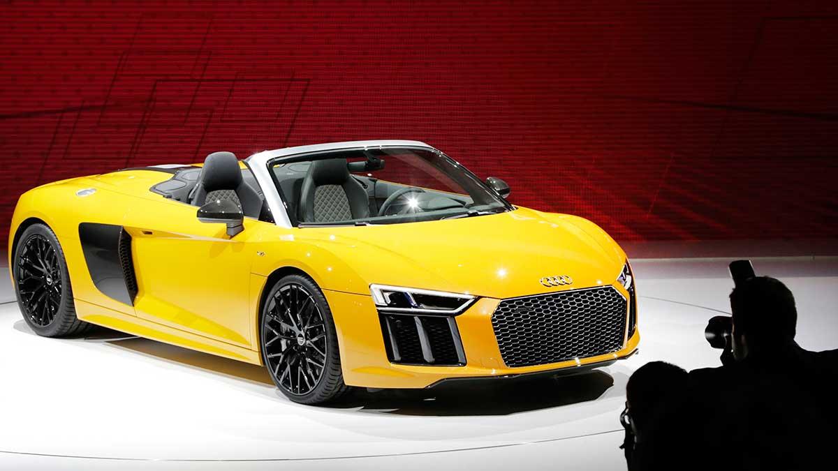 Audi R8 Spyder har en V10-motor