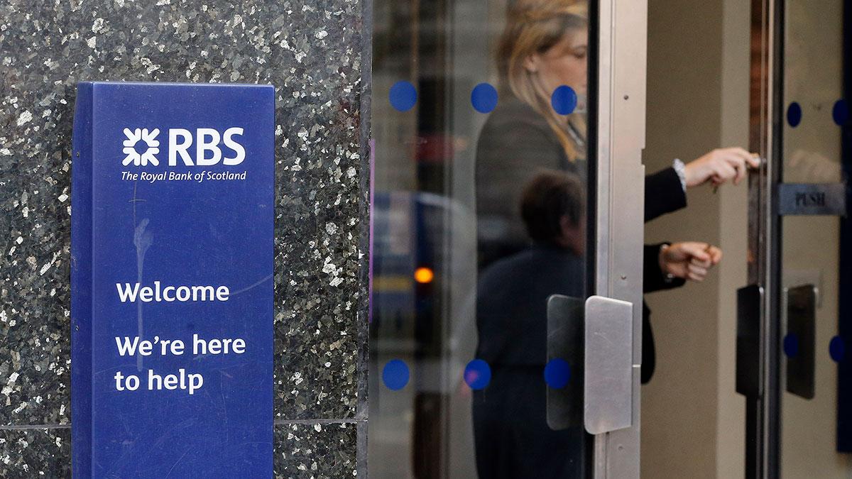 Royal Bank of Scotland. (Foto: TT)