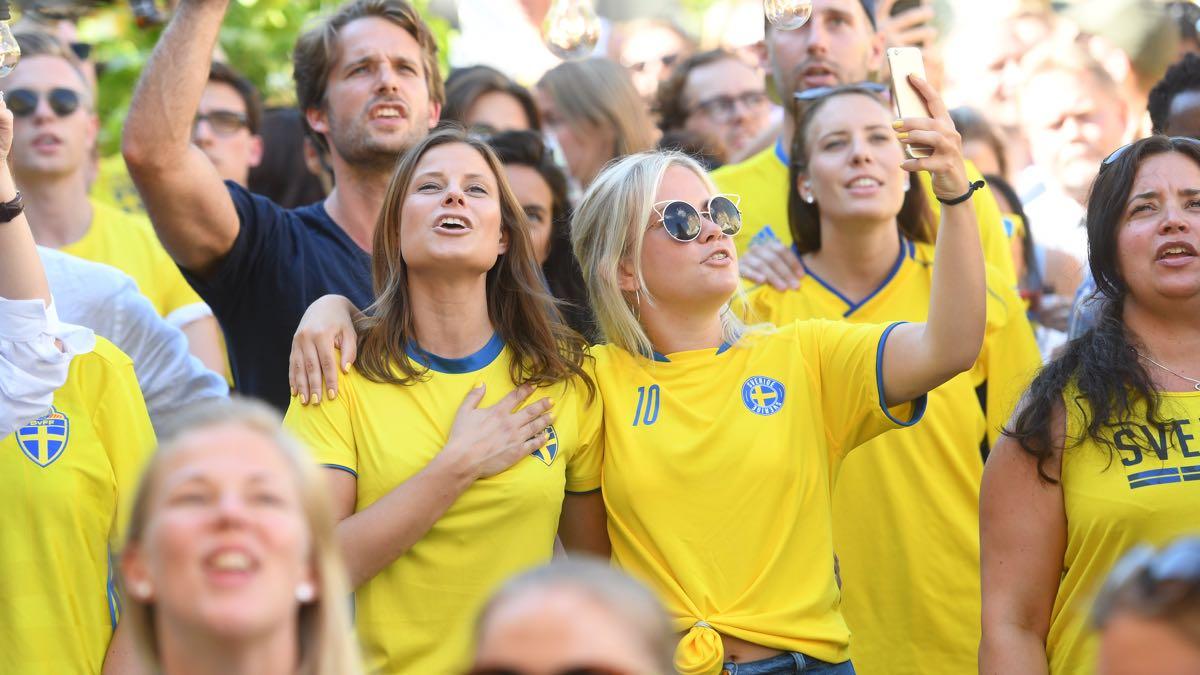 I en serie om fyra kommer PS-Podden publicera olika årskrönikor. Först ut är en krönika om Sveriges magiska VM-sommar i Ryssland. (Foto: TT).