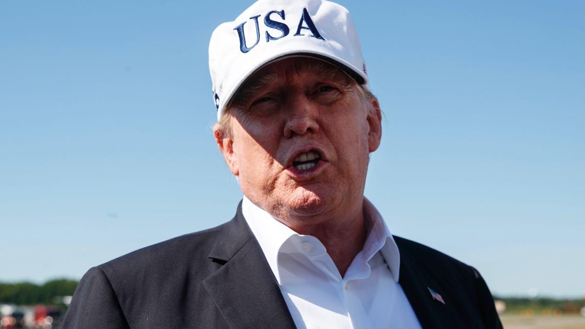 Donald Trump flyger till Storbritannien senare i veckan. (Foto: TT).