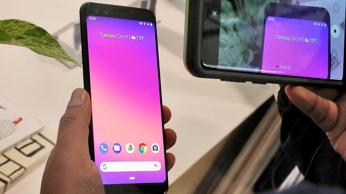 Googles Pixel 3 telefon. (Foto: TT)