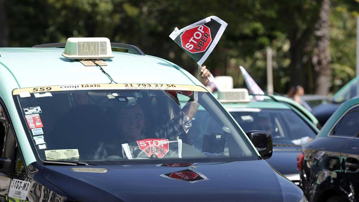 Omkring 60 förare har dömts i Sverige för att ha kört åt Uber pop. (TT)