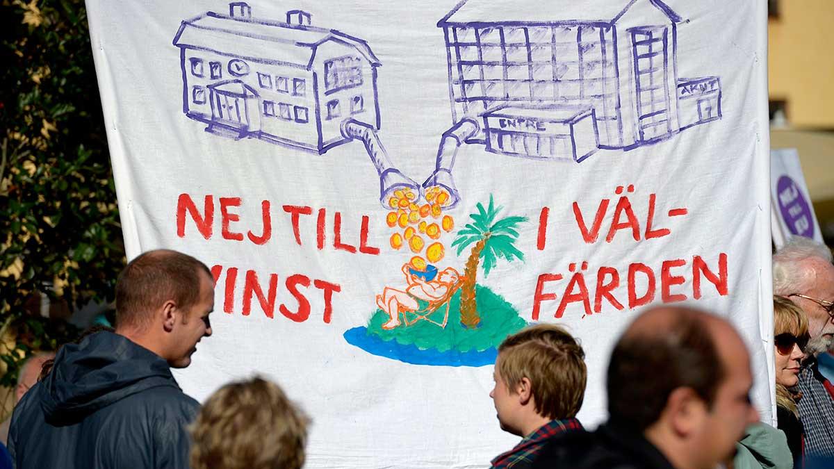 Om folk förstod de grundläggande mekanismerna i ekonomi så skulle de inte protestera mot vinster i välfärden