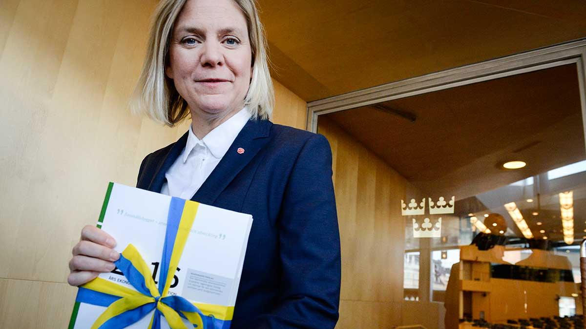 Finansminister Magdalena Andersson (S).