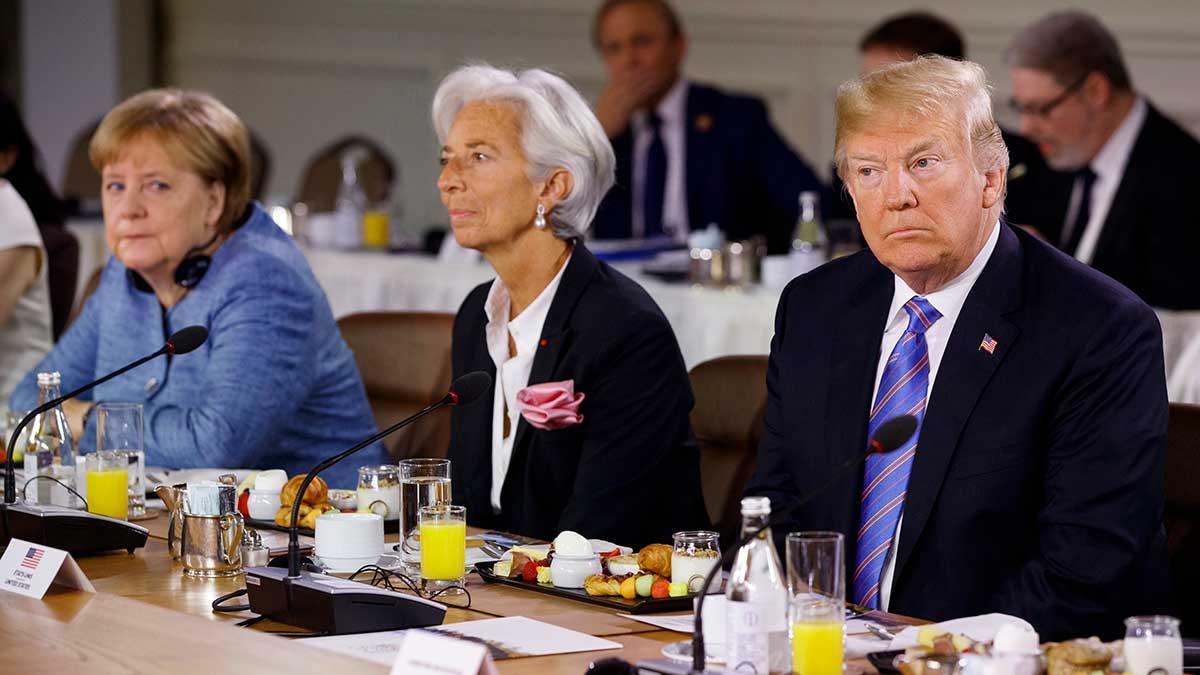 merkel-lagarde-trump