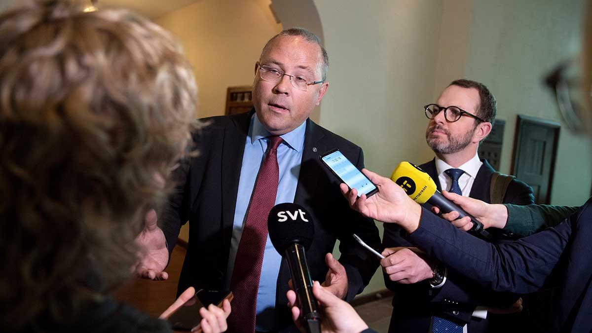 Saabs vd och koncernchef, Håkan Buskhe, lämnar i februari nästa år försvarskoncernen för att söka nya utmaningar i karriären. (Foto: TT)