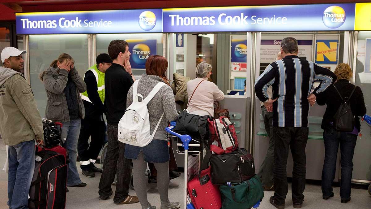 Resejätten Thomas Cook behöver utvidga räddningspaketet, uppger källor för Sky News. (Foto: TT)