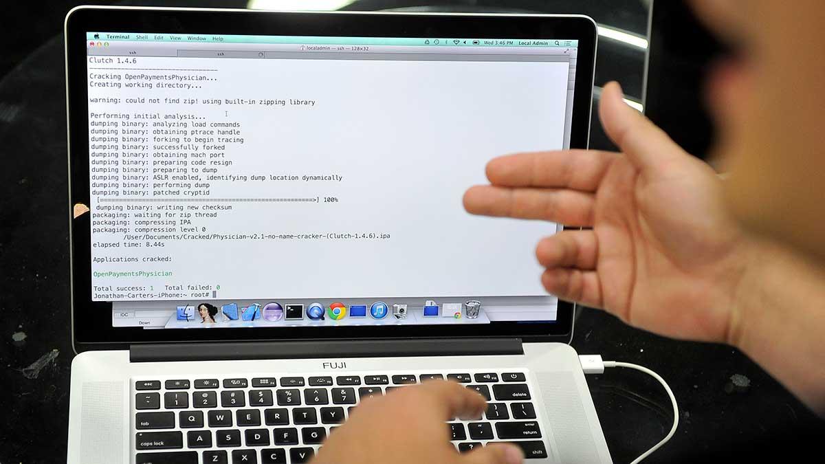 IT-brotten mot företagare ökar. Bilden är tagen i ett annat sammanhang. (Foto: TT)