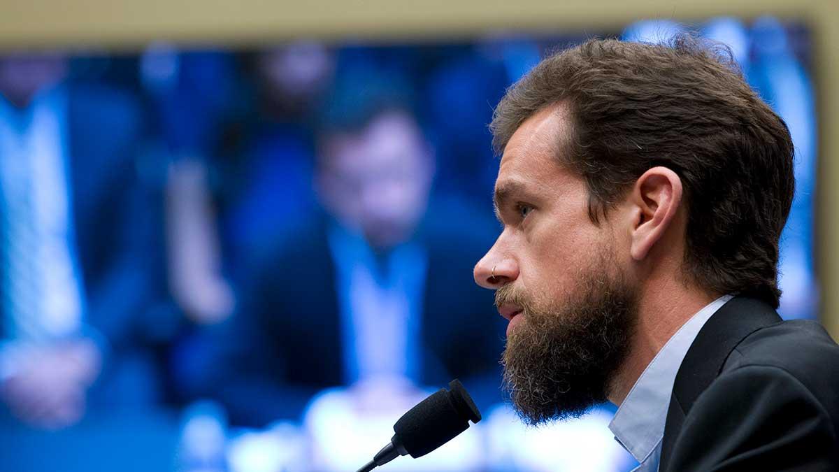 Twitters vd Jack Dorsey. (Foto: TT)