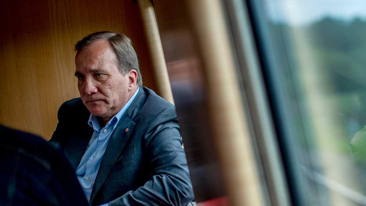 Vad säger statsminister Stefan Löfven (S) om Riksrevisionens totalsågning av höghastighetsprojektet, som myndigheten anser bör stoppas omgående? (Foto: TT)