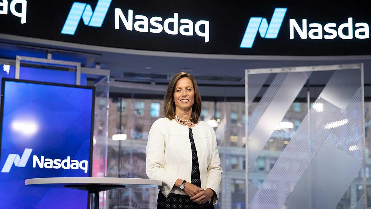 Nasdaqs vd Adena Friedman. (Foto: TT)
