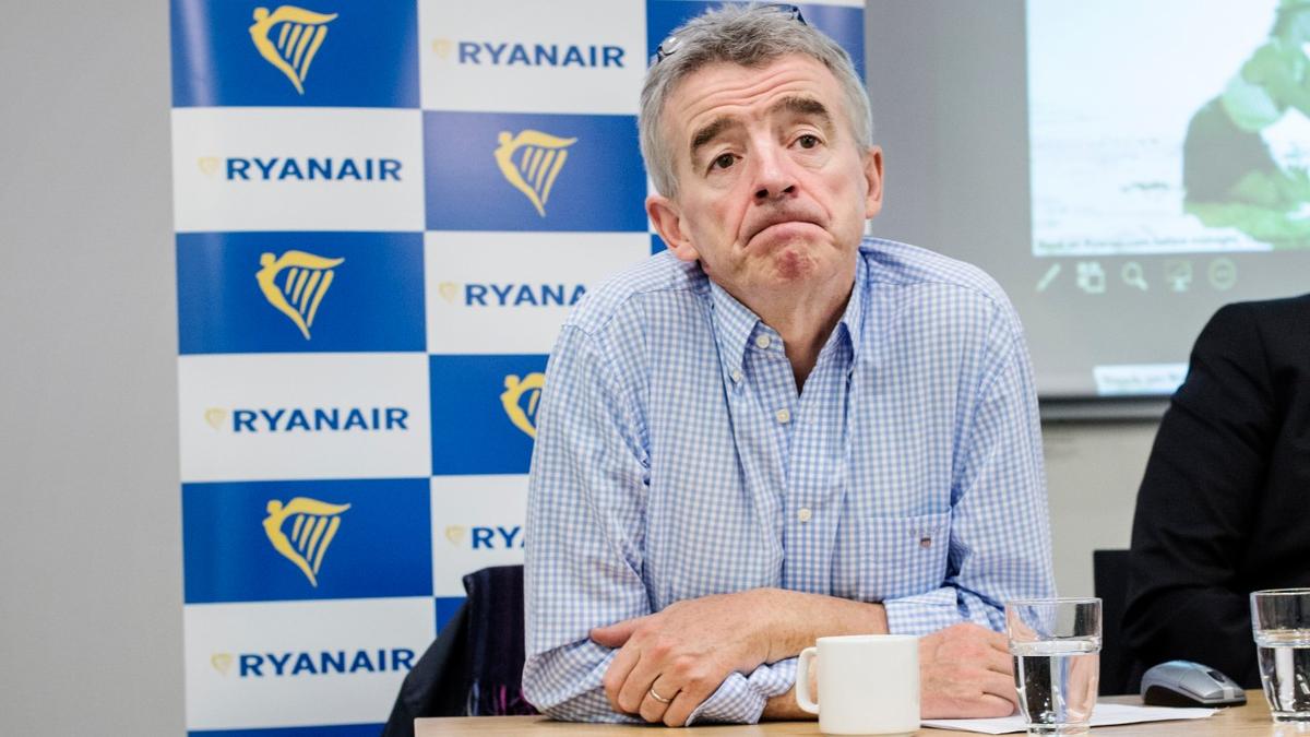 Ryanairs vd Michael O'Leary. (Foto: TT)