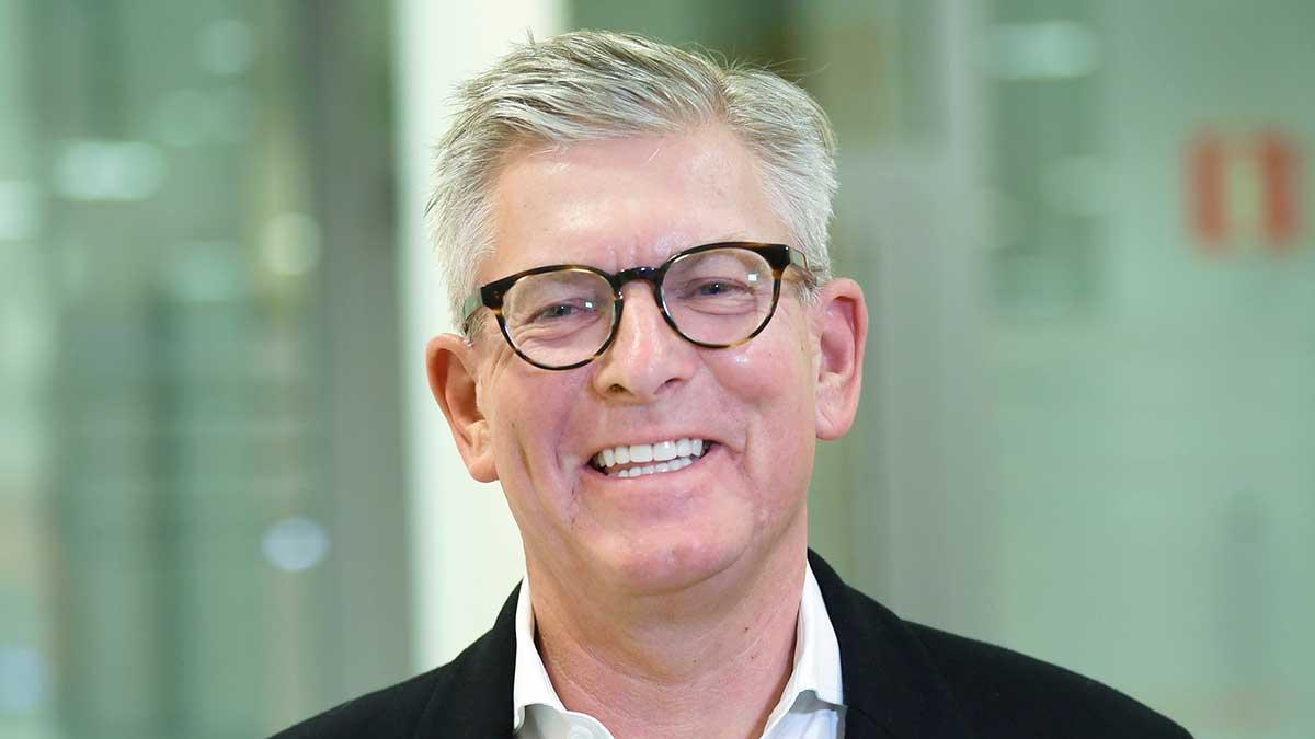 Ericssons vd Börje Ekholm har goda skäl att se nöjd ut efter morgonens rapportsläpp. (Foto: TT)