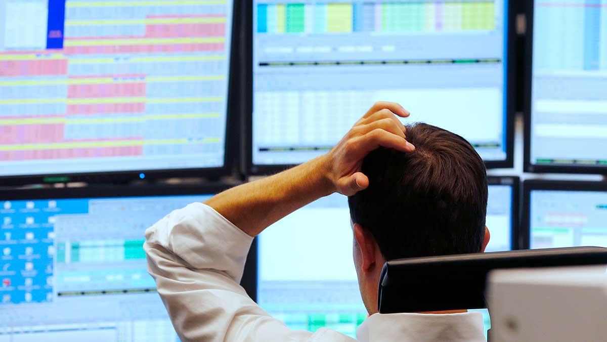Nordea har förväntat sig att 2020 skulle bli en fördjupning av affärscykeln. Coronaviruset har dock skapat moln på himlen och representerar troligen ett så kallat svart svan-event. Bilden är tagen i ett annat börssammanhang. (Foto: TT)