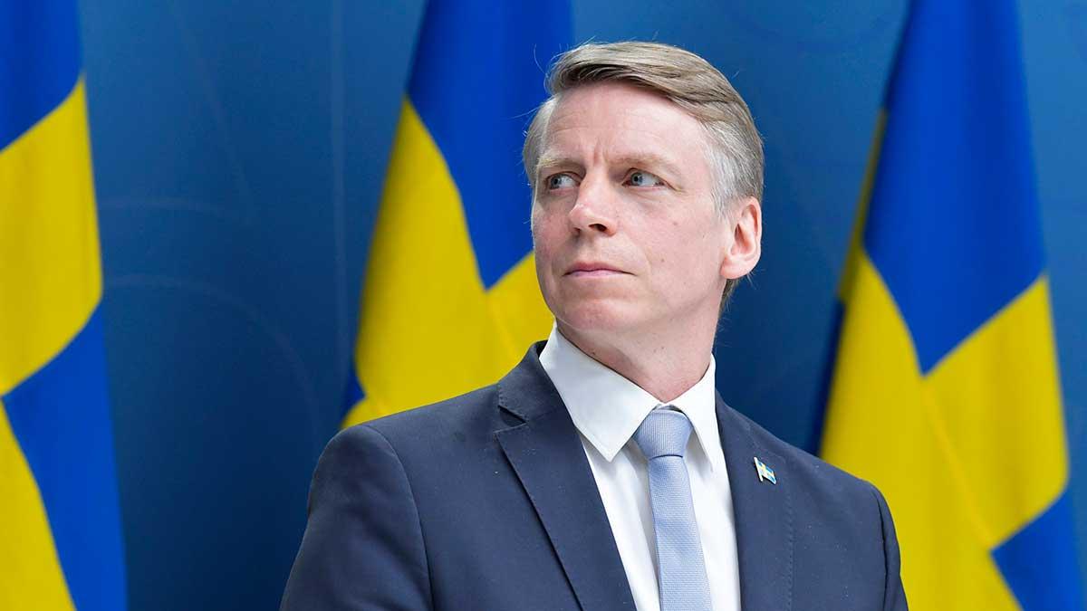 Finansmarknadsminister Per Bolund (MP) har ingen lust att snacka med Di om fiaskot med regeringens företagsakut till små och medelstora företag i cornakrisen. (Foto: TT)