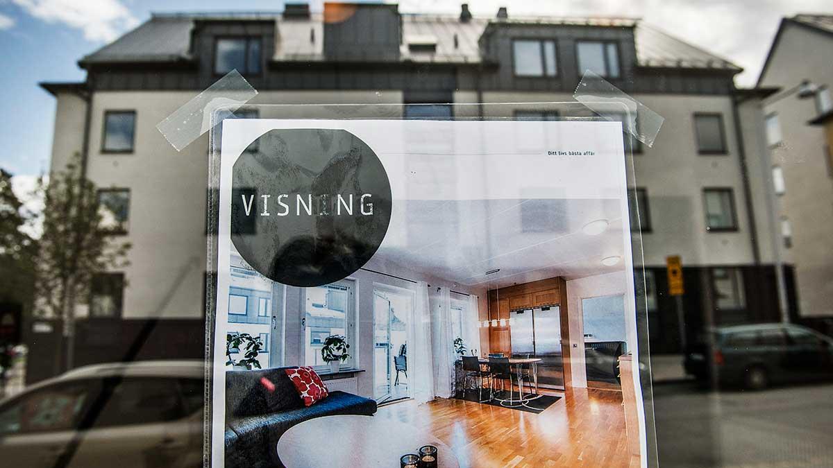 Bostadspriserna fortsatte uppåt i maj både för bostadsrätter och villor, konstaterar Valueguard. (Foto: TT)