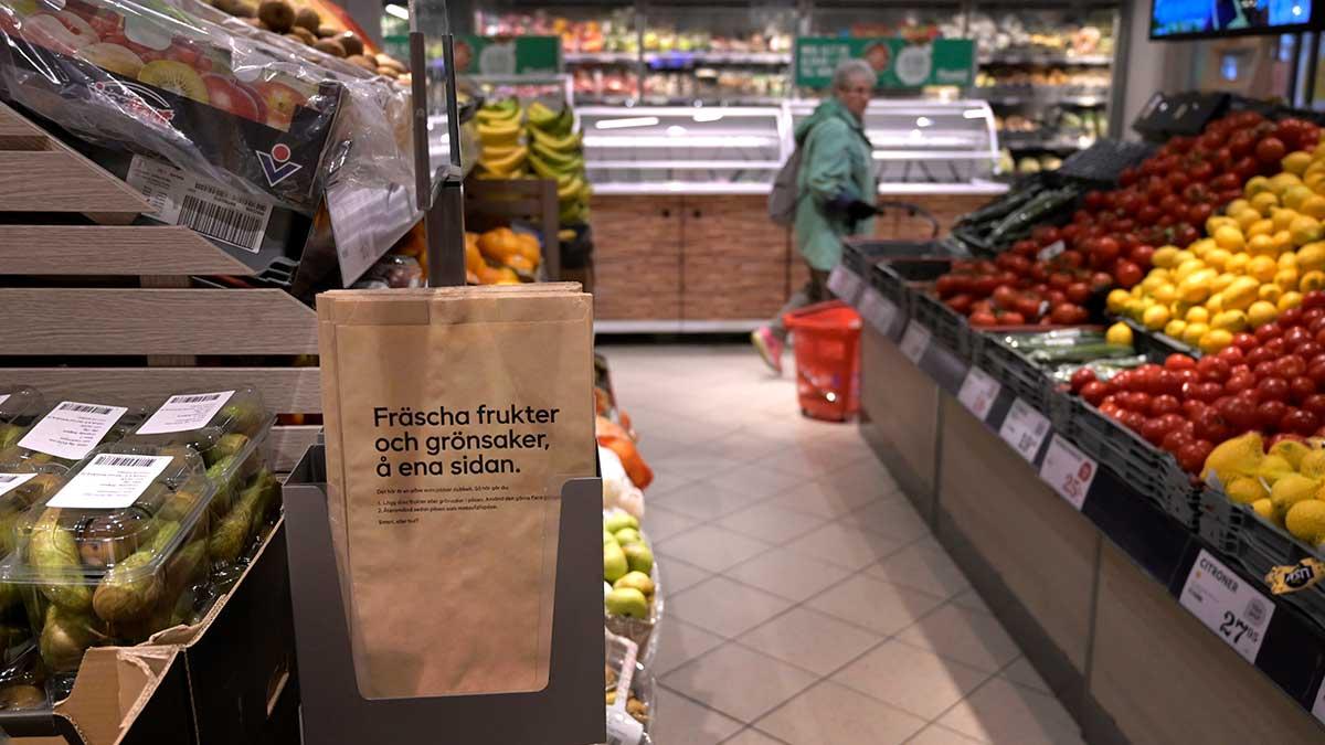 Dagligvarubolaget Axfoods kedja Hemköp vittnar om en kraftig ökning av e-handel under hela våren. (Foto: TT)