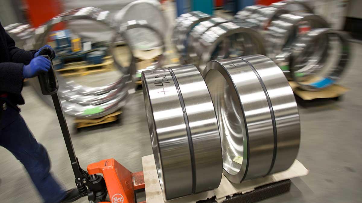 Industriindexet förbättrades under maj till 39,2. Marknaden hade väntat en ökning till 40,7. (Foto: TT)