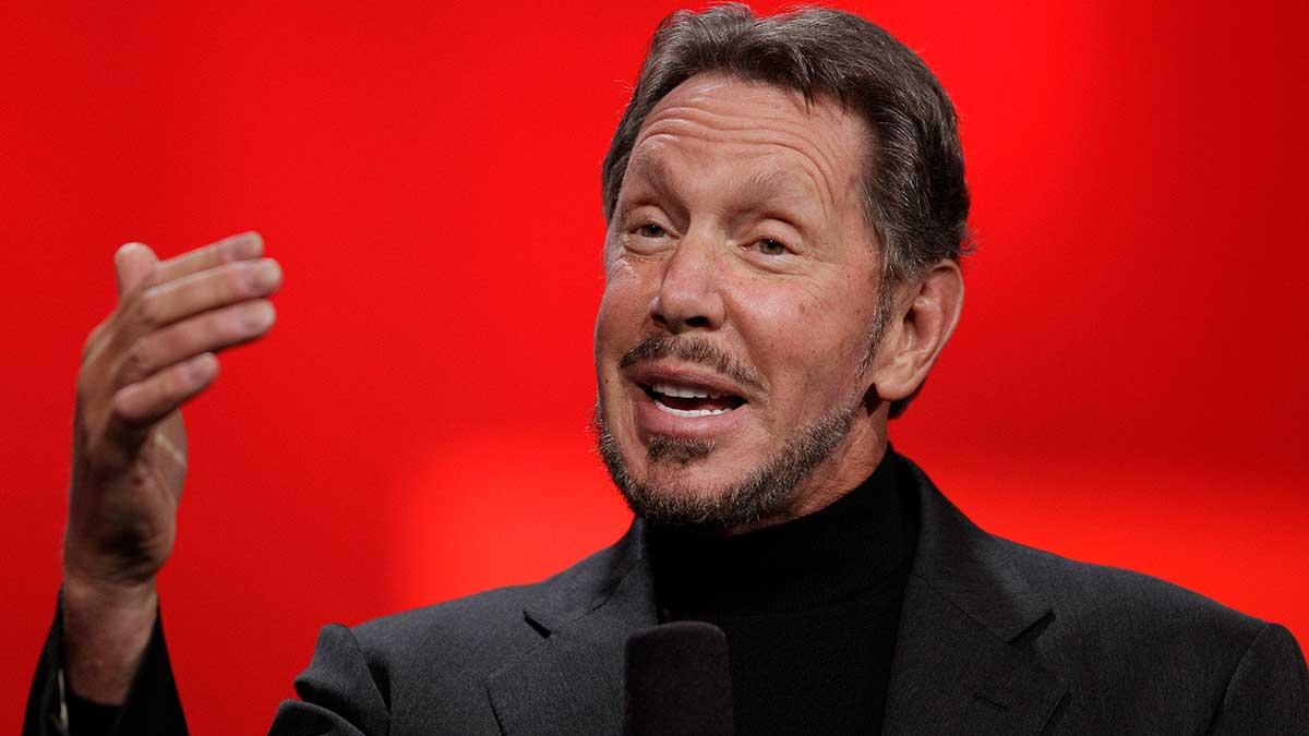 Mjukvarujätten Oracle, grundat av Larry Ellison