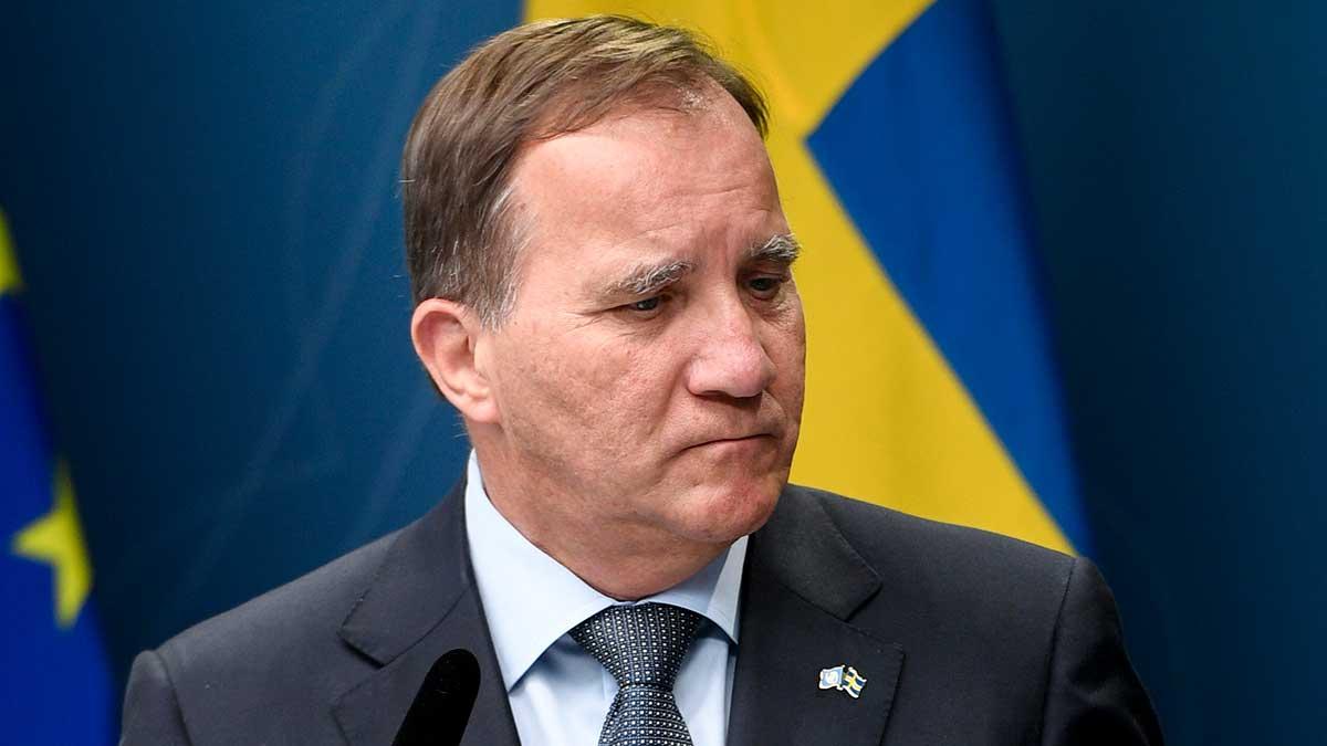 Statsminister Stefan Löfven faller på nytt i förtroendemätning kring pandemin. (Foto: TT)