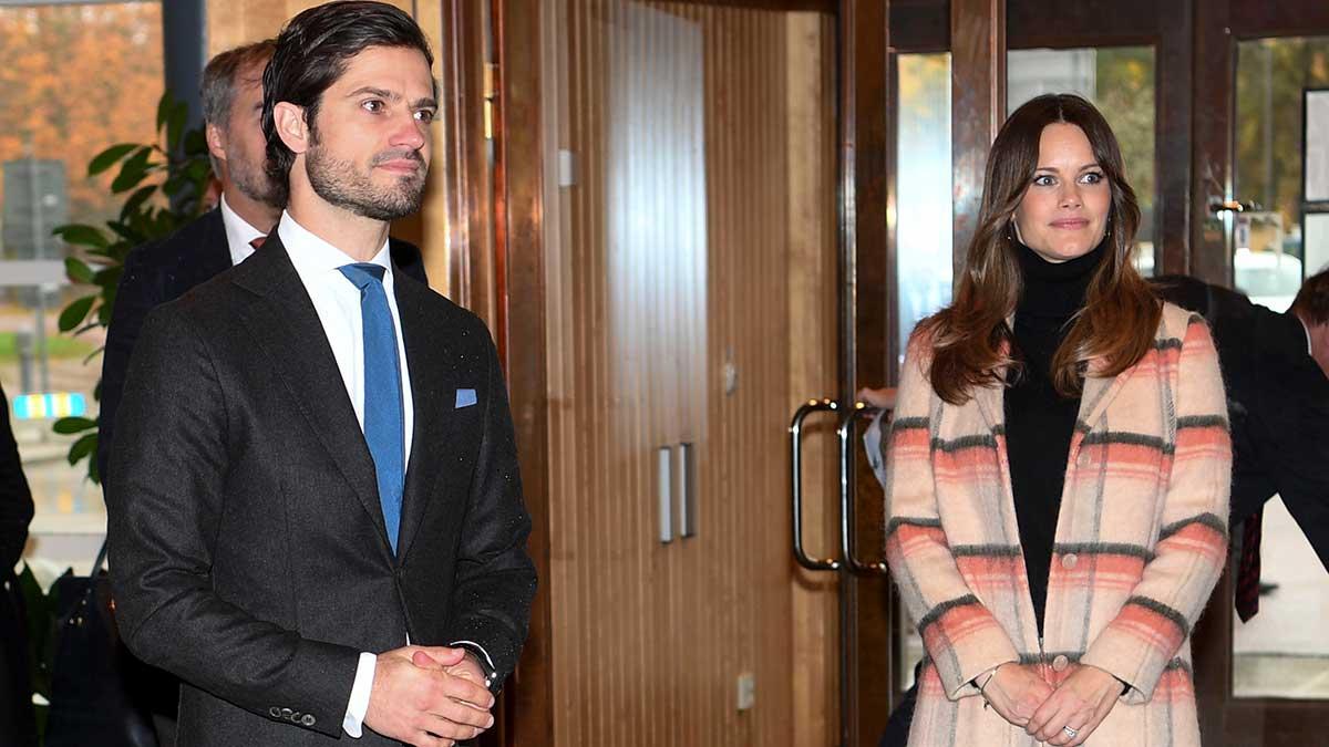 Prins Carl Philip och Prinsessan Sofia är satta i karantän efter att det påvisats att de har covid-19, uppger kungahuset. (Foto: TT)