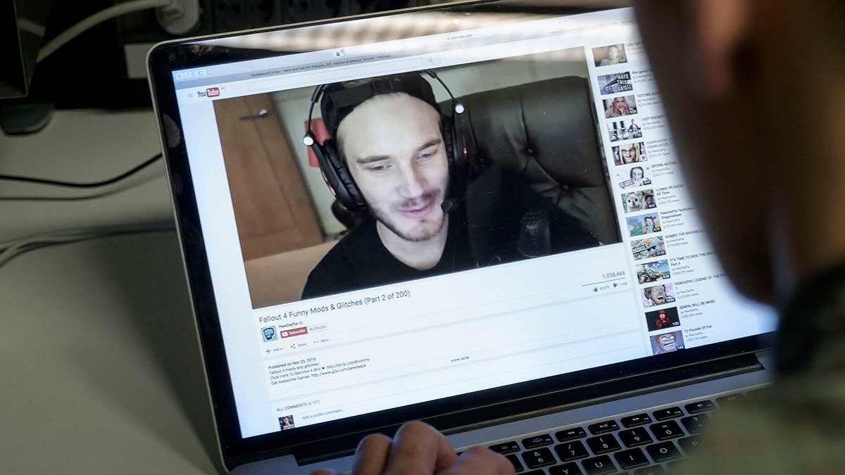 Svenske Youtubestjärnan Felix Kjellberg, "Pewdiepie", är snart god för en halv miljard kronor, enligt Di Digital. (Foto: TT)