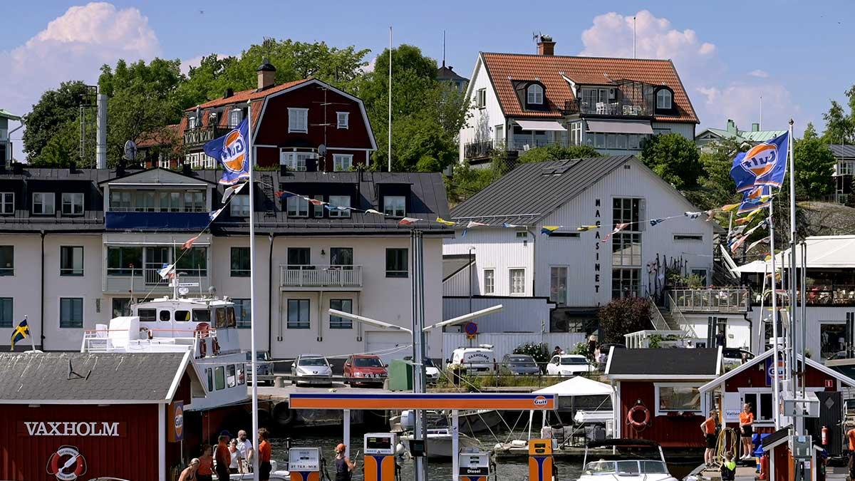 Vaxholm är den kommun i Stockholms län som haft störst prisökningar på bostadsrätter det senaste året. (Foto: TT)