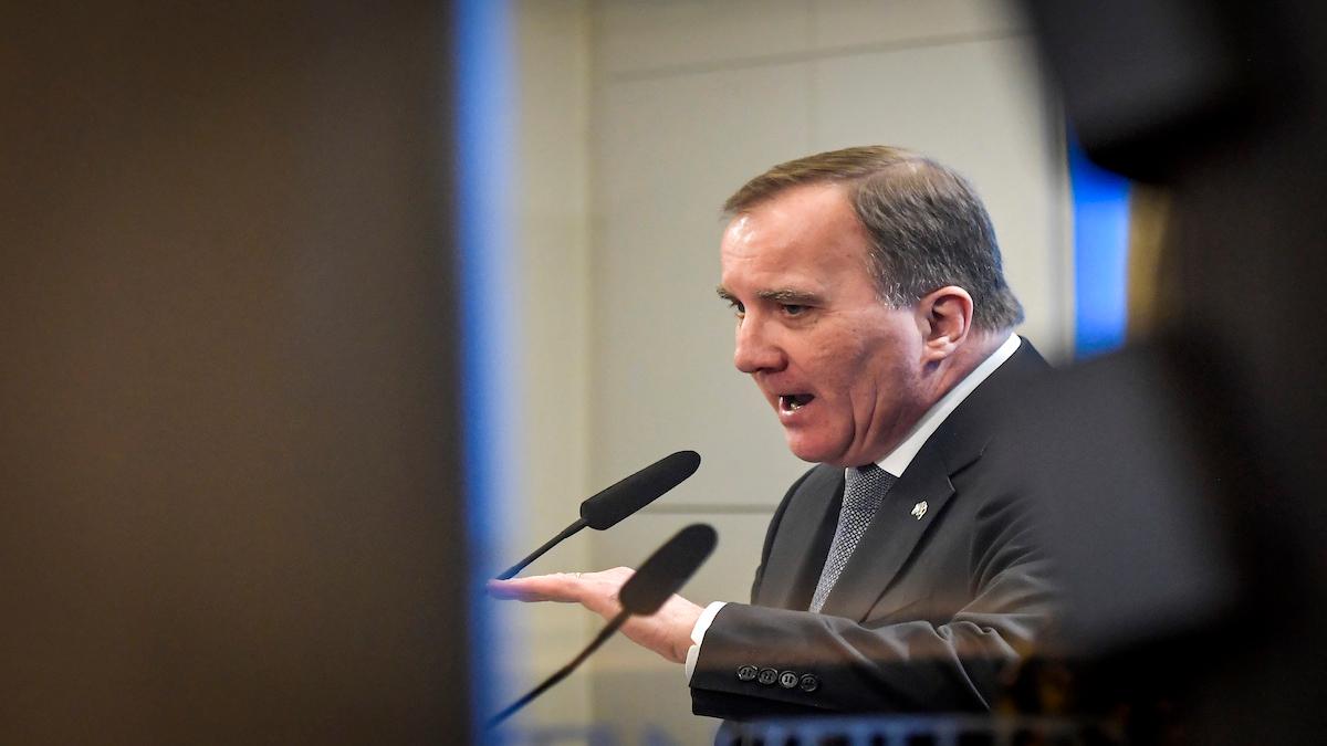 Stefan Löfven får kritik för att på egen hand hantera konflikten med Huawei och Kina. (Foto: TT)