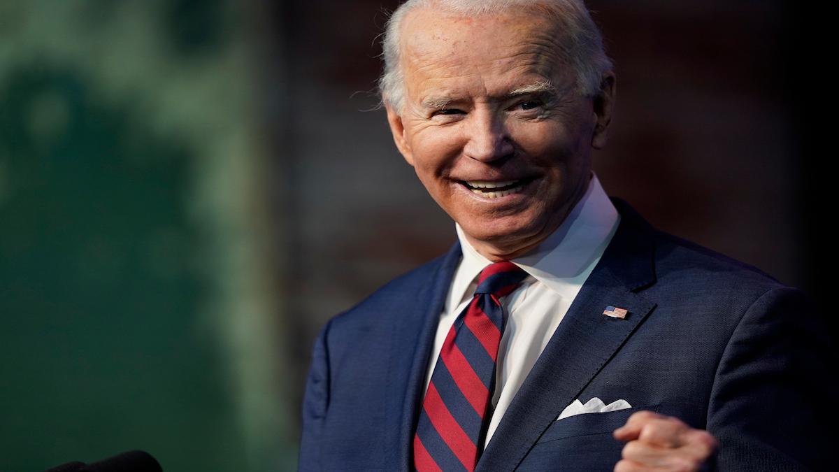 Joe Bidens hållbara satsningar ger en skjuts på börsen för gröna aktier. (Foto: TT)