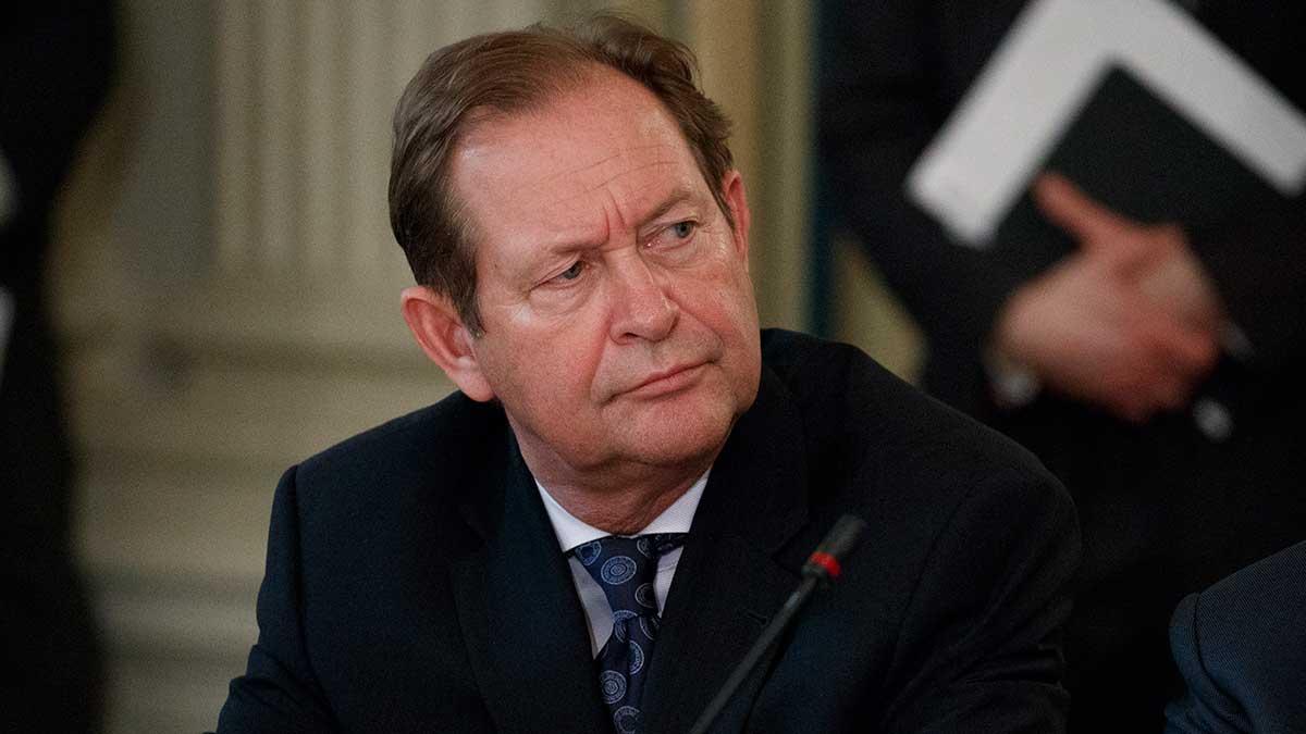 Svesken Inge Thulin, tidigare vd för 3M och rådgivare åt Donald Trump, säger i dag att Trump "är körd politiskt". (Foto: TT)