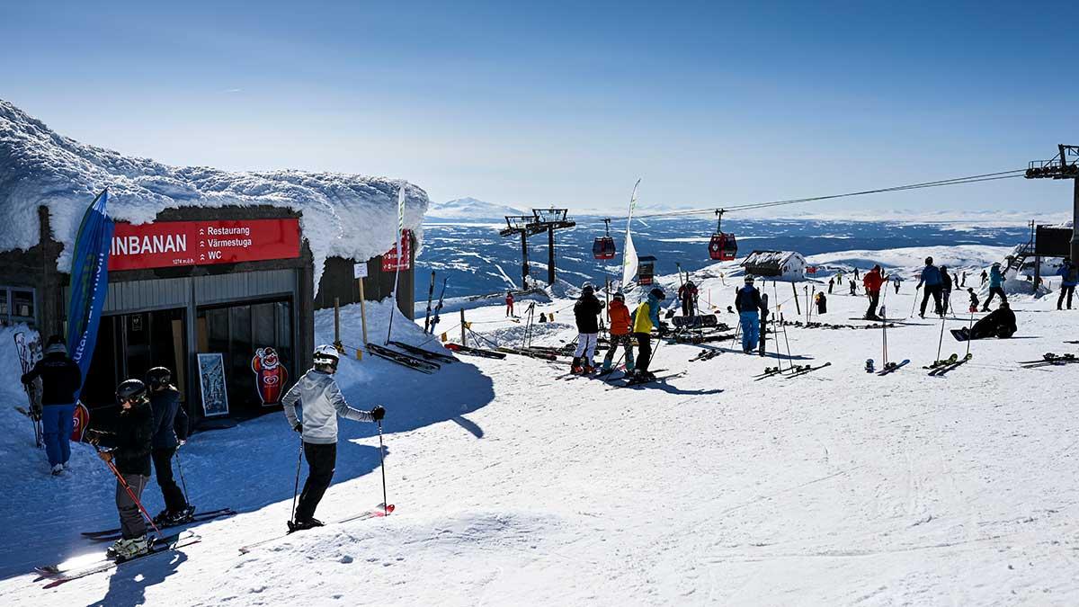 Förra veckan bekräftades omkring ett 40-tal skidturister i Åre covid-19-smittade, uppger Ekot. (Foto: TT)